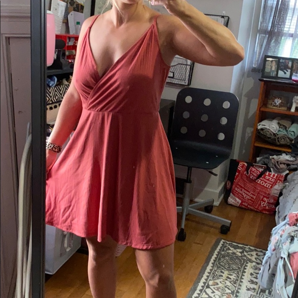 Burnt orange sundress